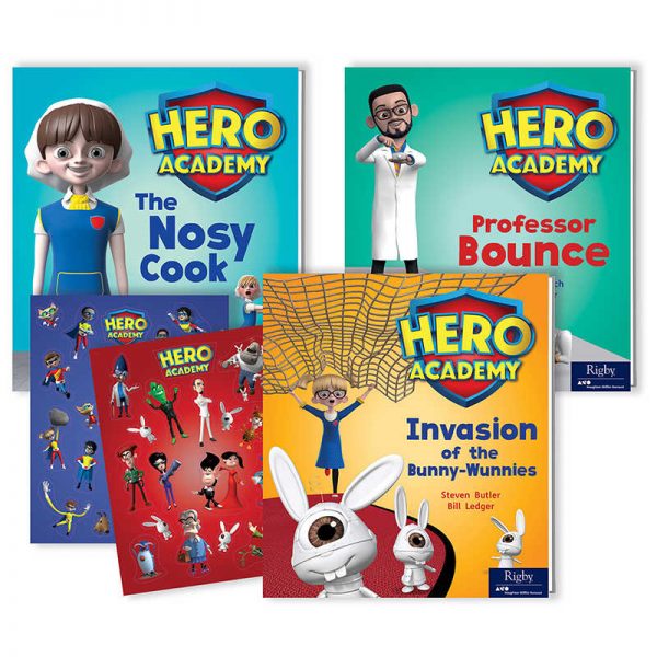 Rigby Hero Academy Parent Pack, Grades 2–3 (480L-540L)