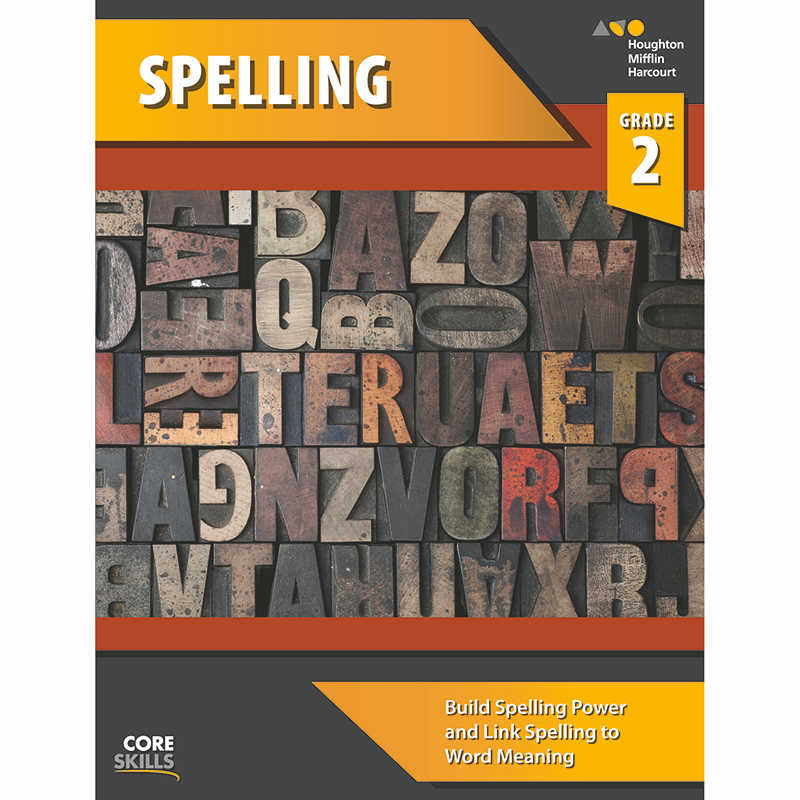 Steck-Vaughn Core Skills Spelling Workbook, Grade 2