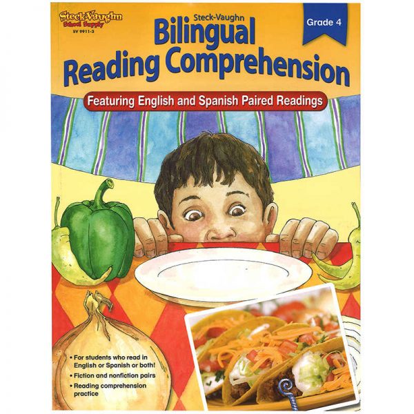 Steck-Vaughn Steck-Vaughn Bilingual Reading Comprehension Reproducible Grade 4