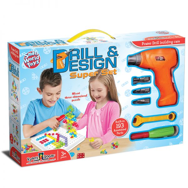 Ryan's Room® Drill & Design Super Set, 193 Pieces