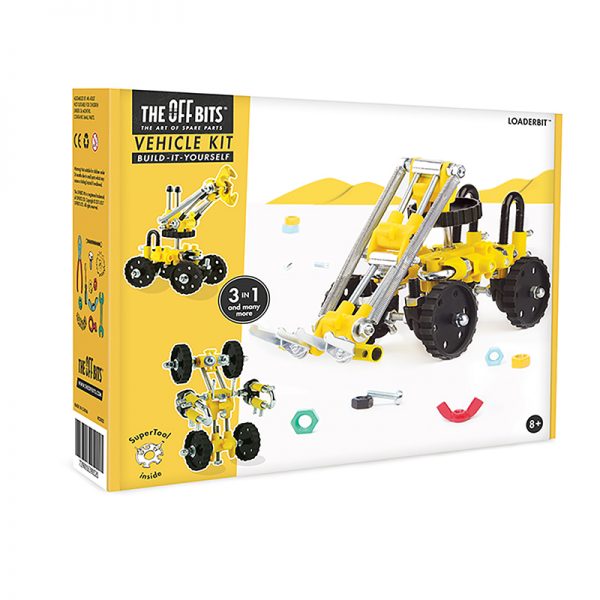 The Off Bits® LoaderBit™ Build-It-Yourself Vehicle Kit