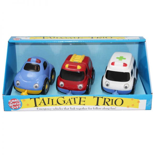 Small World Toys Tailgate Trios, Emergency