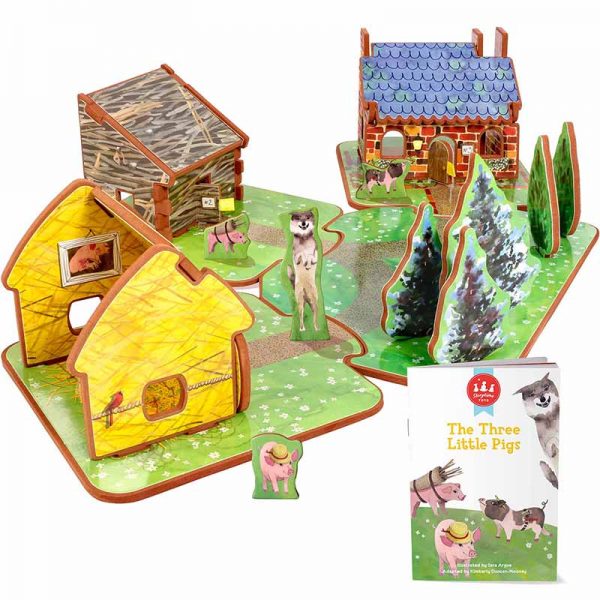 Storytime Toys The Three Little Pigs Book and Playset