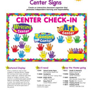 School Center Signs Mini Bulletin Boards by TREND enterprises T-8701
