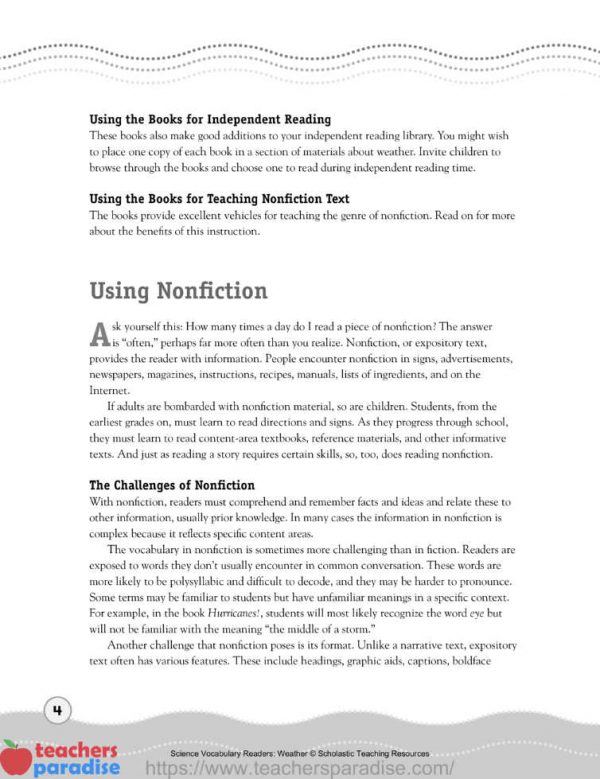 Science Vocabulary Readers Set Wild Weather by Scholastic SC0545015987