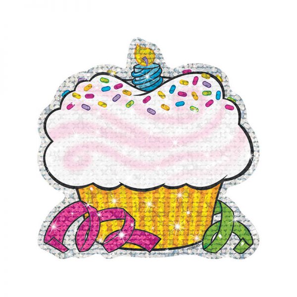TREND Birthday Cupcakes Sparkle Classic Accents®, 24 ct