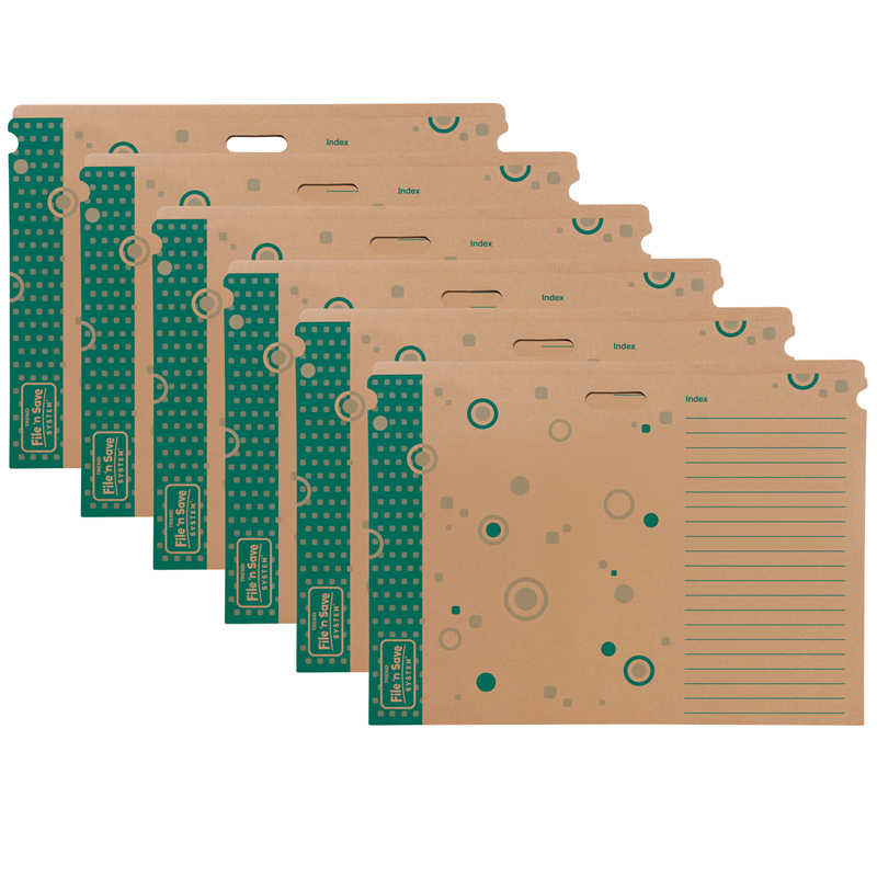TREND Chart Sturdy Folder File 'n Save System®, Pack of 6