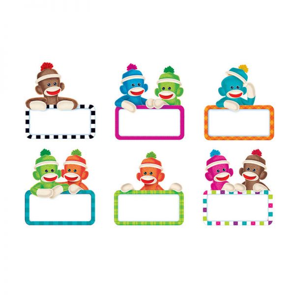 TREND Sock Monkeys Signs Classic Accents® Variety Pack, 36 ct