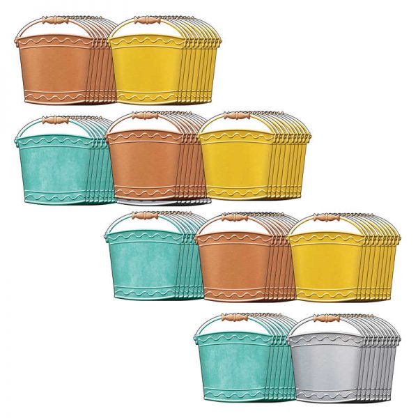 TREND I ♥ Metal Buckets Classic Accents® Variety Pack, 36 Per Pack, 3 Packs