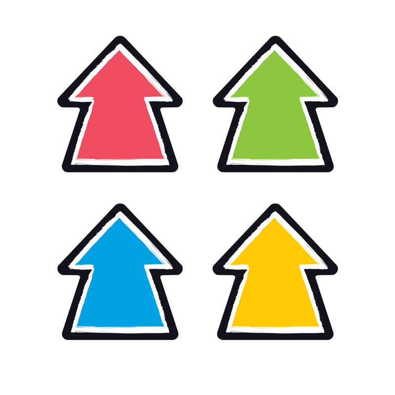 TREND Bold Strokes Arrows Mini Accents Variety Pack, 36 Per Pack, 6 Packs