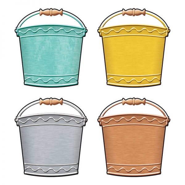 TREND I ♥ Metal Buckets Mini Accents Variety Pack, 36 Count