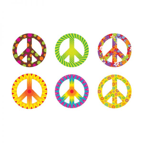 TREND Peace Signs Patterns Classic Accents® Variety Pack, 36 ct