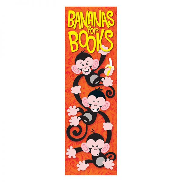 TREND Bananas for Books Monkey Mischief® Bookmarks, 36 ct