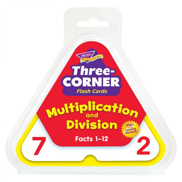 TREND Multiplication and Division Three-Corner® Flash Cards
