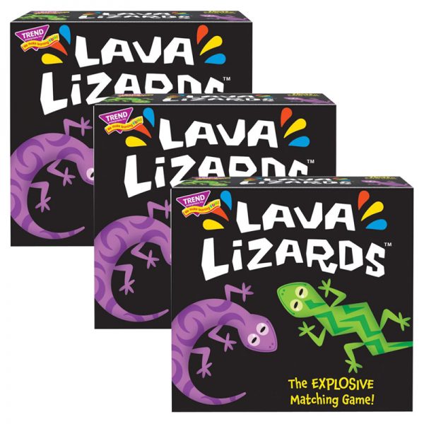 TREND Lava Lizards™ Three Corner™ Card Game, Pack of 3