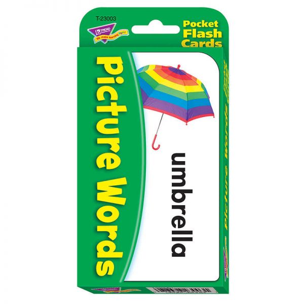TREND Picture Words Pocket Flash Cards