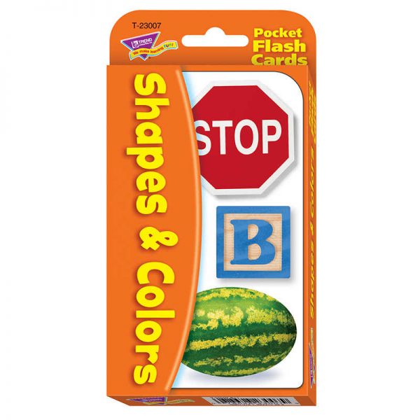 TREND Shapes & Colors Pocket Flash Cards