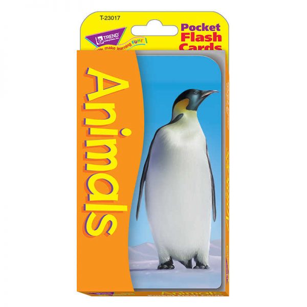 TREND Animals Pocket Flash Cards