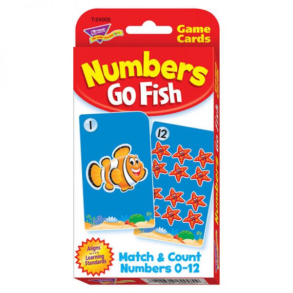 TREND Numbers Go Fish Challenge Cards®