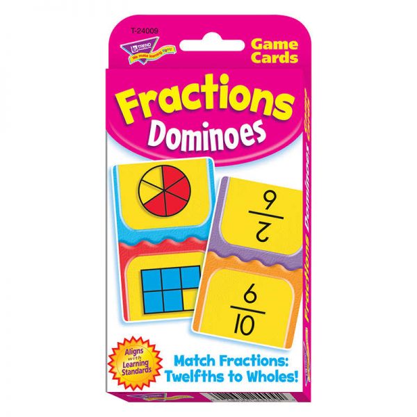 TREND Fractions Dominoes Challenge Cards®