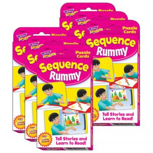 TREND Sequence Rummy Challenge Cards®, 6 Sets