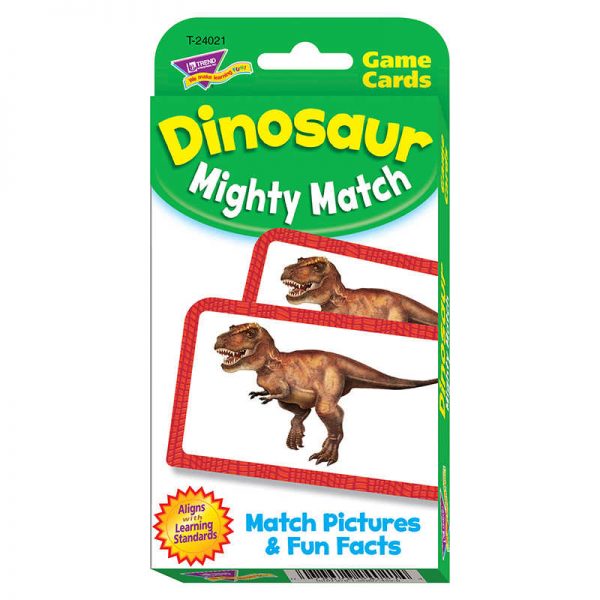 TREND Dinosaur Mighty Match Challenge Cards®
