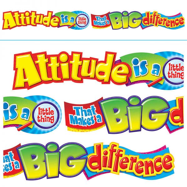 TREND Attitude Is A Little Thing... Quotable Expressions® Banner, 10'