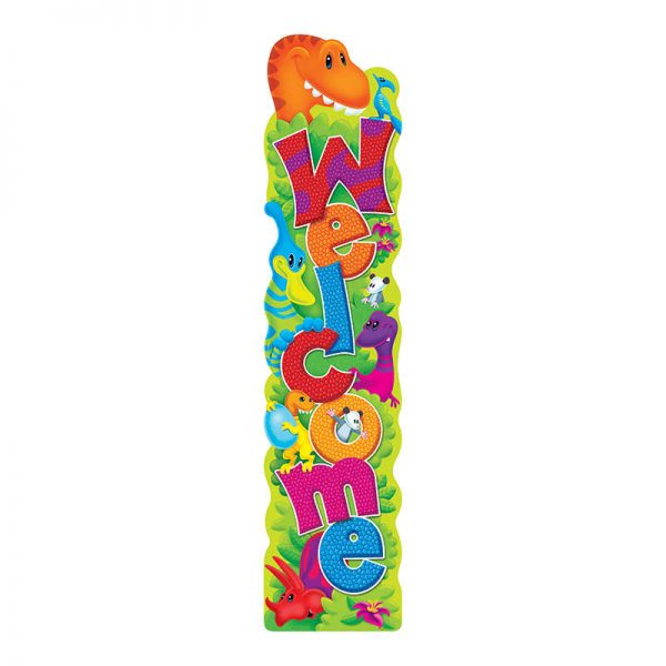 TREND Welcome Dino-Mite Pals® Quotable Expressions® Banner, 5'
