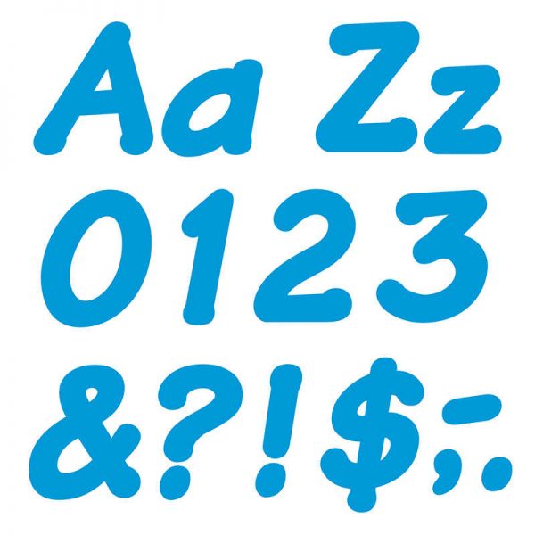 TREND Blue 4" Italic Combo Ready Letters®