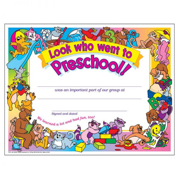 TREND Look who went to Preschool! , 30 ct