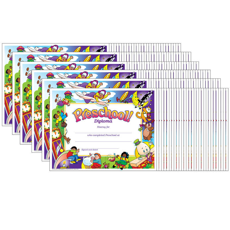 TREND Preschool Diploma, 30 Per Pack, 6 Packs
