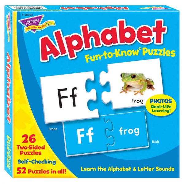 TREND Alphabet Fun-to-Know® Puzzles