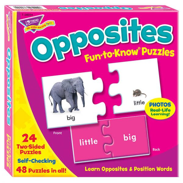 TREND Opposites Fun-to-Know® Puzzles