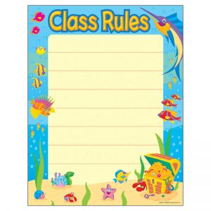 TREND Class Rules Learning Chart, 17" x 22"
