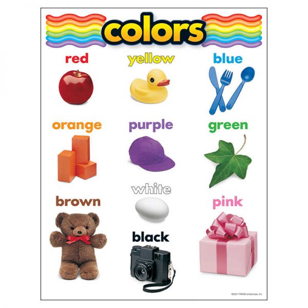 TREND Colors Learning Chart, 17" x 22"