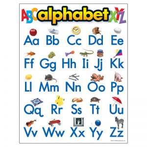 TREND Alphabet Learning Chart, 17" x 22"