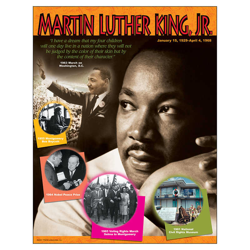 Graph Chart Mlk TeachersParadise - TREND Martin Luther King Jr. Learning Chart, 17