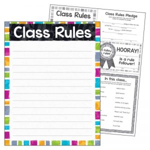 TREND Class Rules Color Harmony™ Learning Chart, 17" x 22"