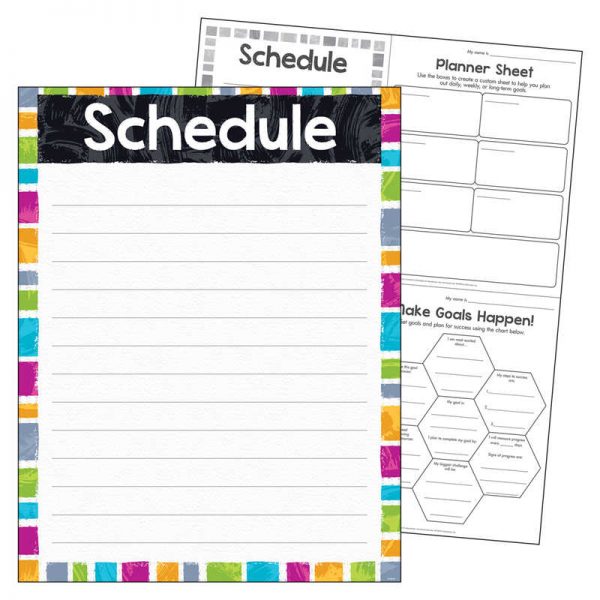 TREND Schedule Color Harmony™ Learning Chart, 17" x 22"