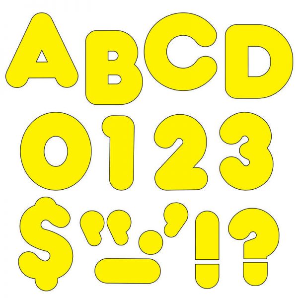 TREND Yellow 2" Casual Uppercase Ready Letters®