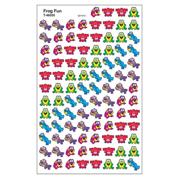 TREND Frog Fun superShapes Stickers, 800 ct