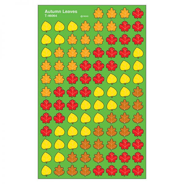 TREND Autumn Leaves superShapes Stickers, 800 ct