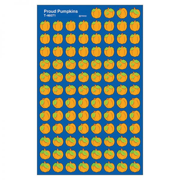 TREND Proud Pumpkins superShapes Stickers, 800 ct