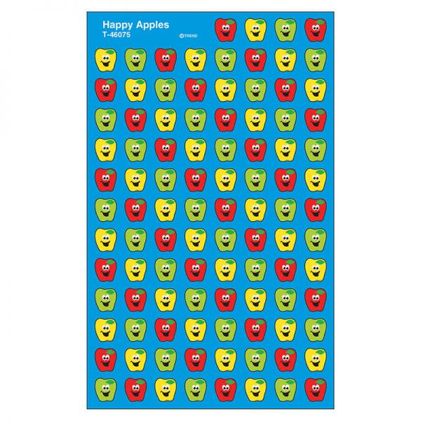TREND Happy Apples superShapes Stickers, 800 ct