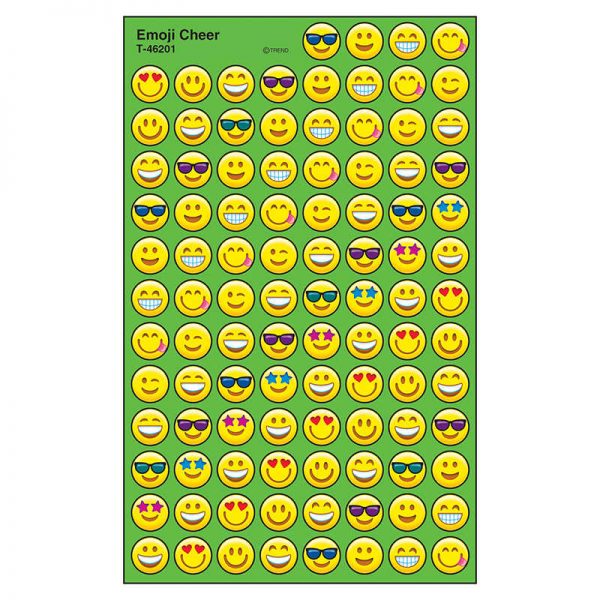 TREND Emoji Cheer superSpots® Stickers, 800 ct