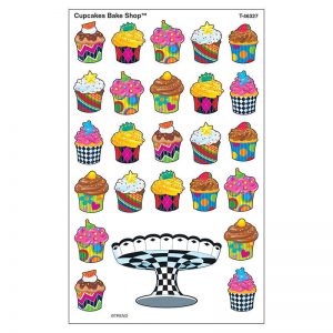 TREND Cupcakes The Bake Shop™ superShapes Stickers-Large, 200 ct