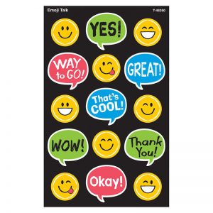 TREND TREND Emoji Talk superShapes Stickers - Large, 120 Count