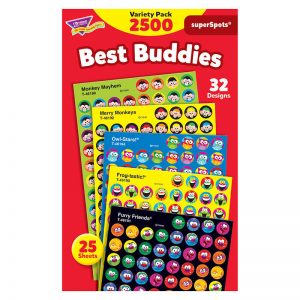 TREND Best Buddies Collection superSpots® Variety Pack, 2500 ct