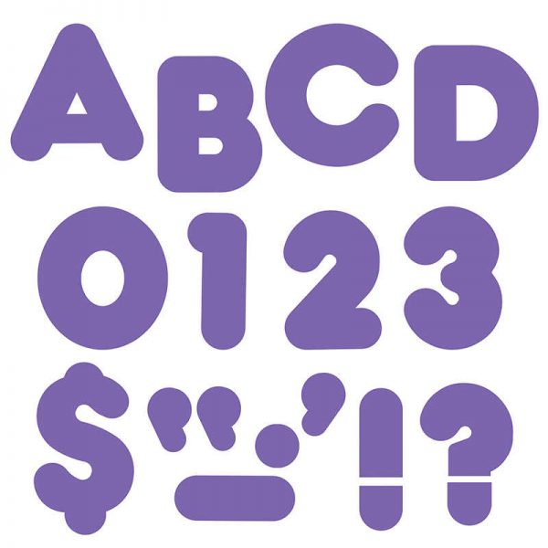 TREND Purple 4" Casual Uppercase Ready Letters®