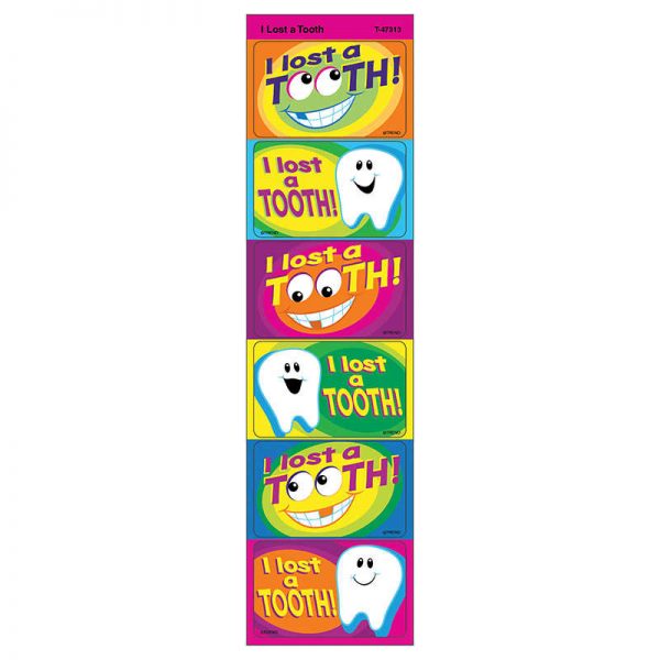 TREND I Lost a Tooth Large Applause STICKERS®, 30 ct.